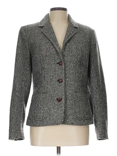Pre-owned J. Mclaughlin Blazer Jacket In Gray