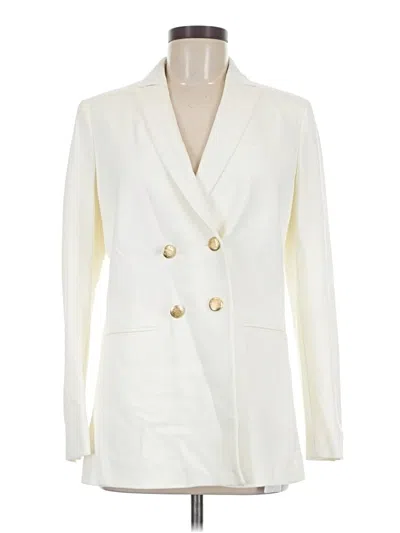 Pre-owned J. Mclaughlin Blazer Jacket In Ivory