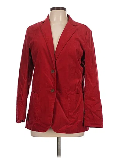 Pre-owned J. Mclaughlin Blazer Jacket In Red