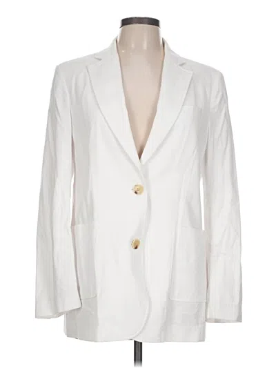Pre-owned J. Mclaughlin Blazer Jacket In White