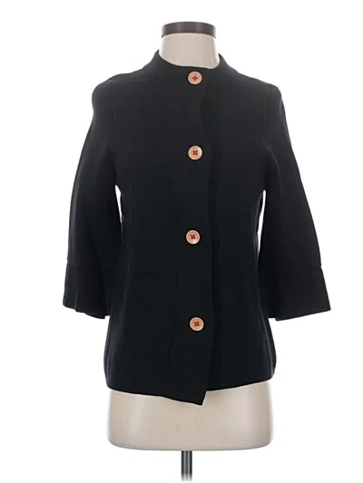 Pre-owned J. Mclaughlin Cardigan Sweater In Black