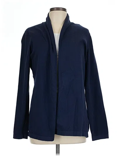 Pre-owned J. Mclaughlin Cardigan Sweater In Blue