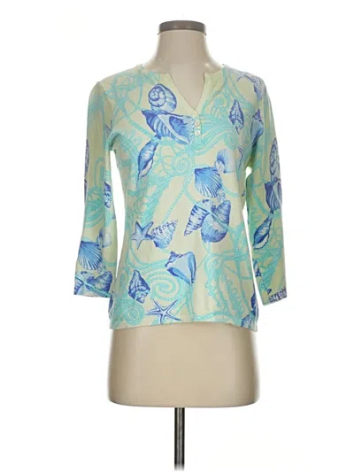 Pre-owned J. Mclaughlin Cardigan Sweater In Blue