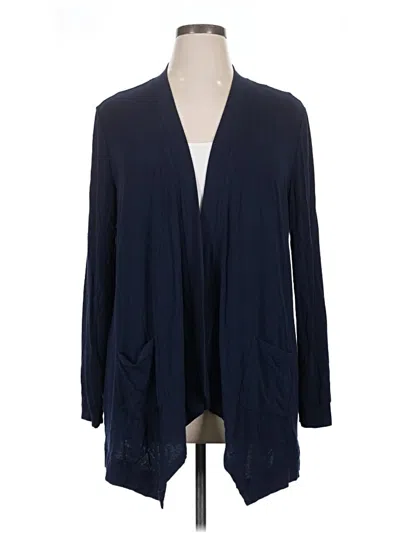 Pre-owned J. Mclaughlin Cardigan Sweater In Blue