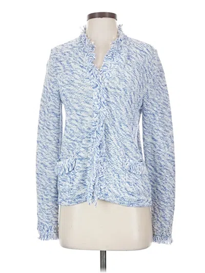 Pre-owned J. Mclaughlin Cardigan Sweater In Blue