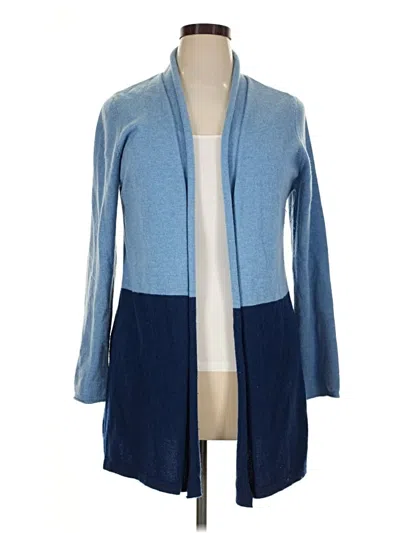 Pre-owned J. Mclaughlin Cardigan Sweater In Blue