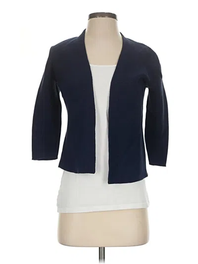 Pre-owned J. Mclaughlin Cardigan Sweater In Blue