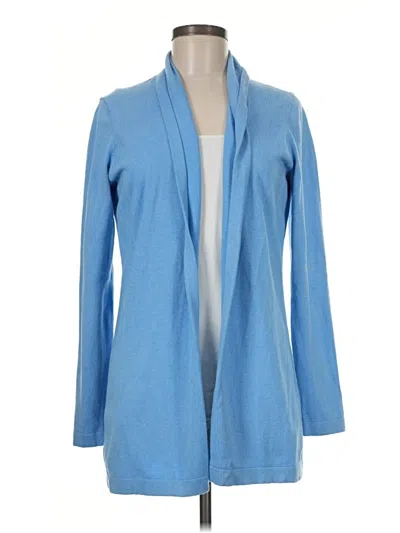 Pre-owned J. Mclaughlin Cardigan Sweater In Blue