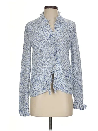 Pre-owned J. Mclaughlin Cardigan Sweater In Blue