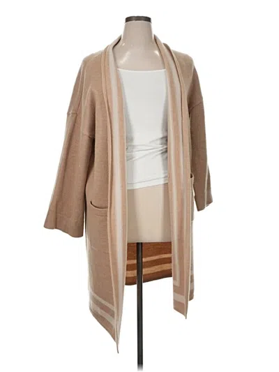 Pre-owned J. Mclaughlin Cardigan Sweater In Brown