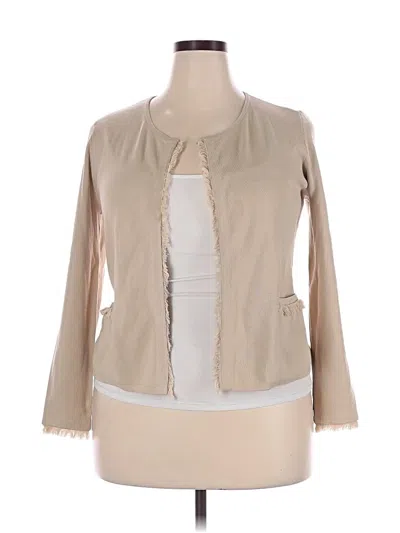 Pre-owned J. Mclaughlin Cardigan Sweater In Brown