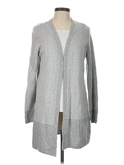 Pre-owned J. Mclaughlin Cardigan Sweater In Gray