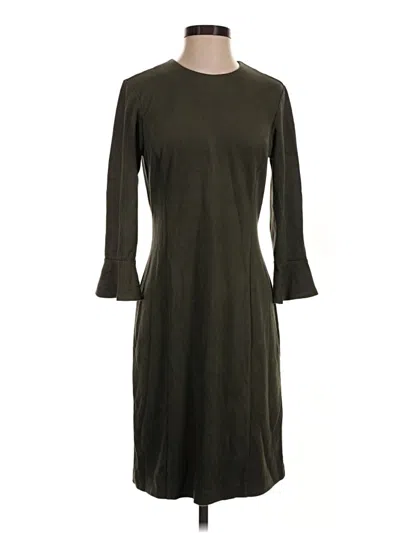 Pre-owned J. Mclaughlin Cardigan Sweater In Green
