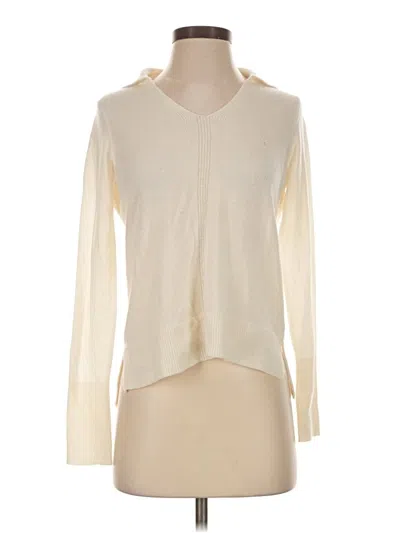 Pre-owned J. Mclaughlin Cardigan Sweater In Ivory