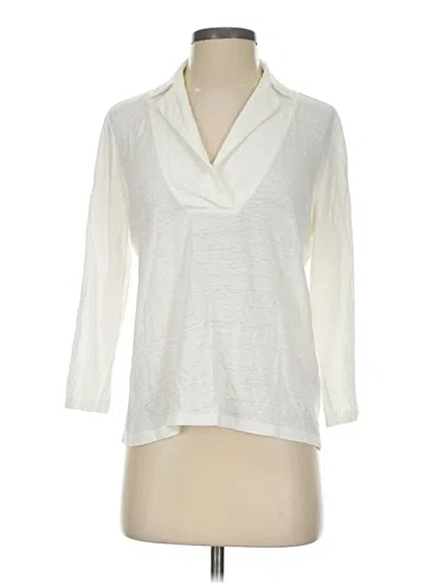 Pre-owned J. Mclaughlin Cardigan Sweater In Ivory