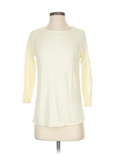 Pre-owned J. Mclaughlin Cardigan Sweater In White