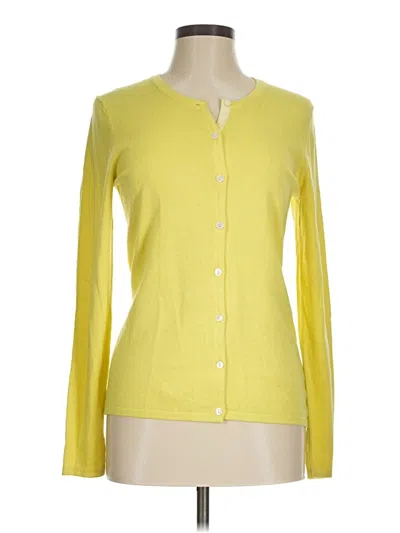 Pre-owned J. Mclaughlin Cardigan Sweater In Yellow