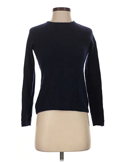 Pre-owned J. Mclaughlin Cashmere Pullover Sweater In Blue