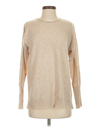 Pre-owned J. Mclaughlin Cashmere Pullover Sweater In Brown