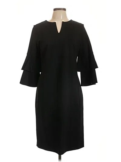 Pre-owned J. Mclaughlin Casual Dress In Black