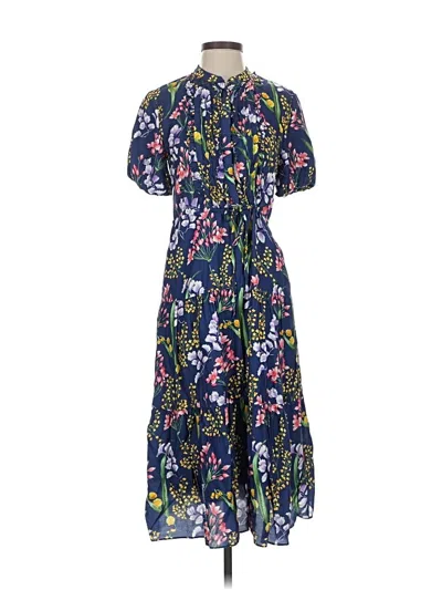 Pre-owned J. Mclaughlin Casual Dress In Blue