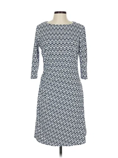 Pre-owned J. Mclaughlin Casual Dress In Blue
