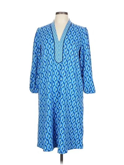 Pre-owned J. Mclaughlin Casual Dress In Blue