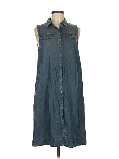 Pre-owned J. Mclaughlin Casual Dress In Blue