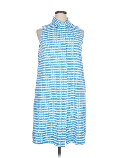 Pre-owned J. Mclaughlin Casual Dress In Blue