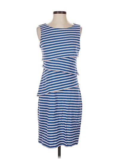 Pre-owned J. Mclaughlin Casual Dress In Blue