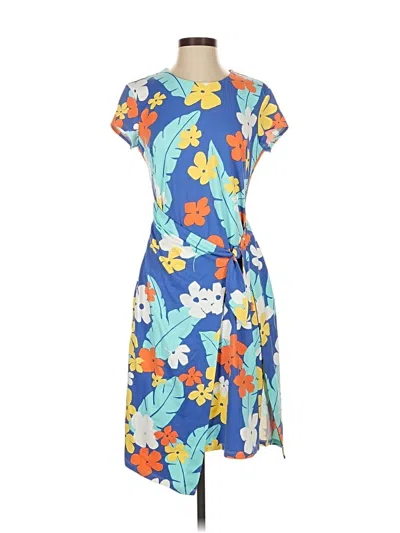 Pre-owned J. Mclaughlin Casual Dress In Blue