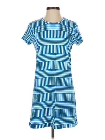 Pre-owned J. Mclaughlin Casual Dress In Blue