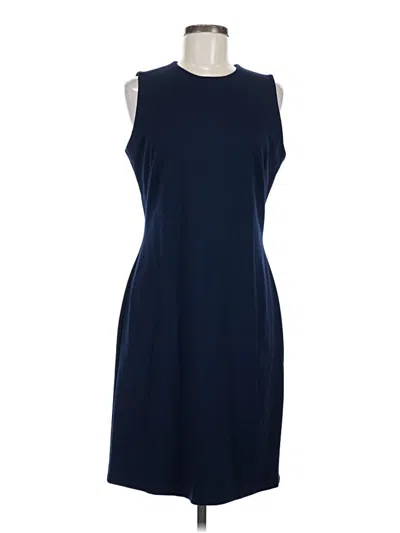 Pre-owned J. Mclaughlin Casual Dress In Blue