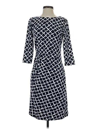 Pre-owned J. Mclaughlin Casual Dress In Blue