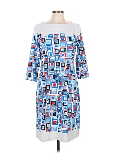 Pre-owned J. Mclaughlin Casual Dress In Blue