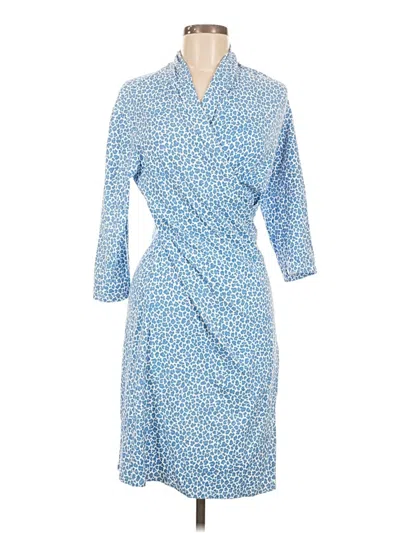 Pre-owned J. Mclaughlin Casual Dress In Blue