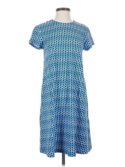 Pre-owned J. Mclaughlin Casual Dress In Blue