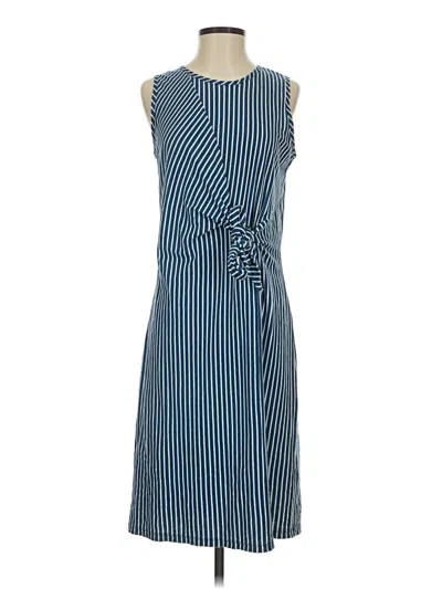 Pre-owned J. Mclaughlin Casual Dress In Blue