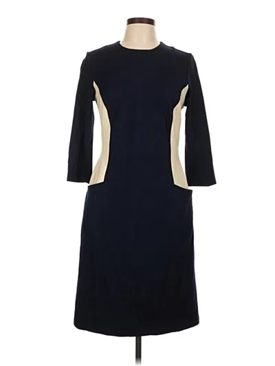 Pre-owned J. Mclaughlin Casual Dress In Blue