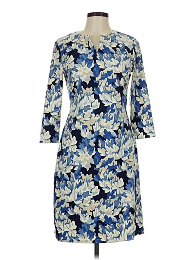 Pre-owned J. Mclaughlin Casual Dress In Blue
