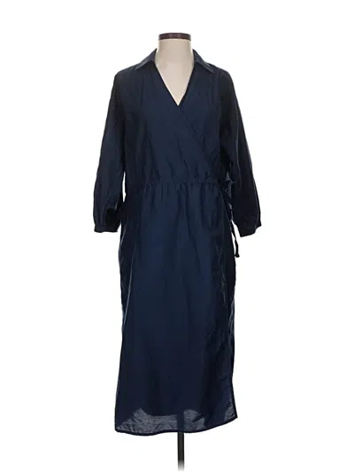 Pre-owned J. Mclaughlin Casual Dress In Blue