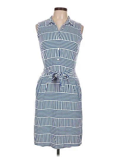 Pre-owned J. Mclaughlin Casual Dress In Blue