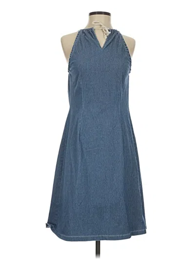 Pre-owned J. Mclaughlin Casual Dress In Blue