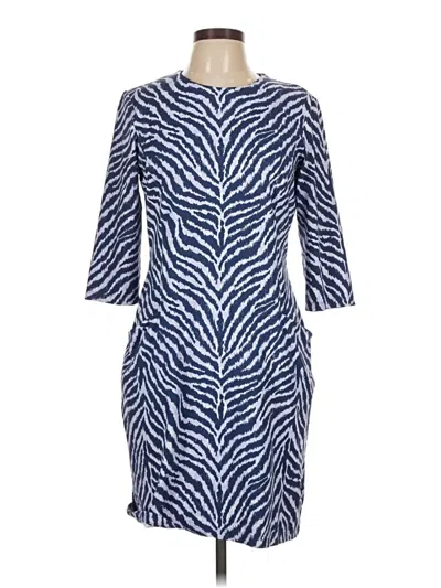 Pre-owned J. Mclaughlin Casual Dress In Blue