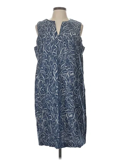 Pre-owned J. Mclaughlin Casual Dress In Blue