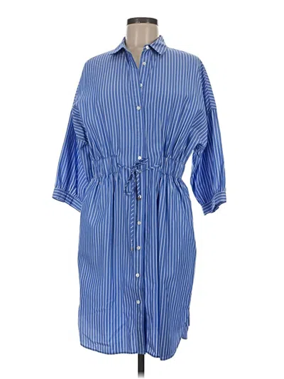 Pre-owned J. Mclaughlin Casual Dress In Blue