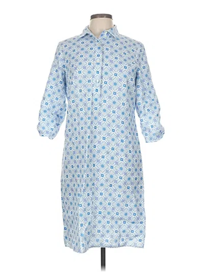Pre-owned J. Mclaughlin Casual Dress In Blue