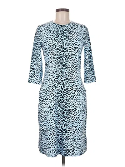 Pre-owned J. Mclaughlin Casual Dress In Blue