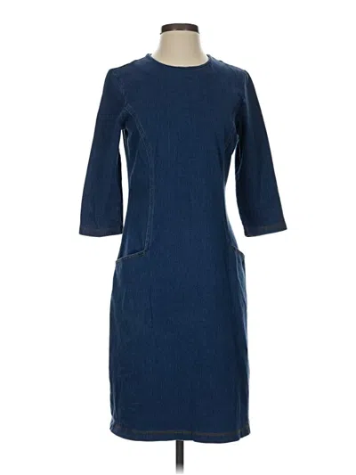 Pre-owned J. Mclaughlin Casual Dress In Blue