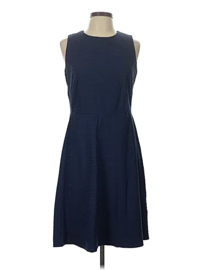 Pre-owned J. Mclaughlin Casual Dress In Blue